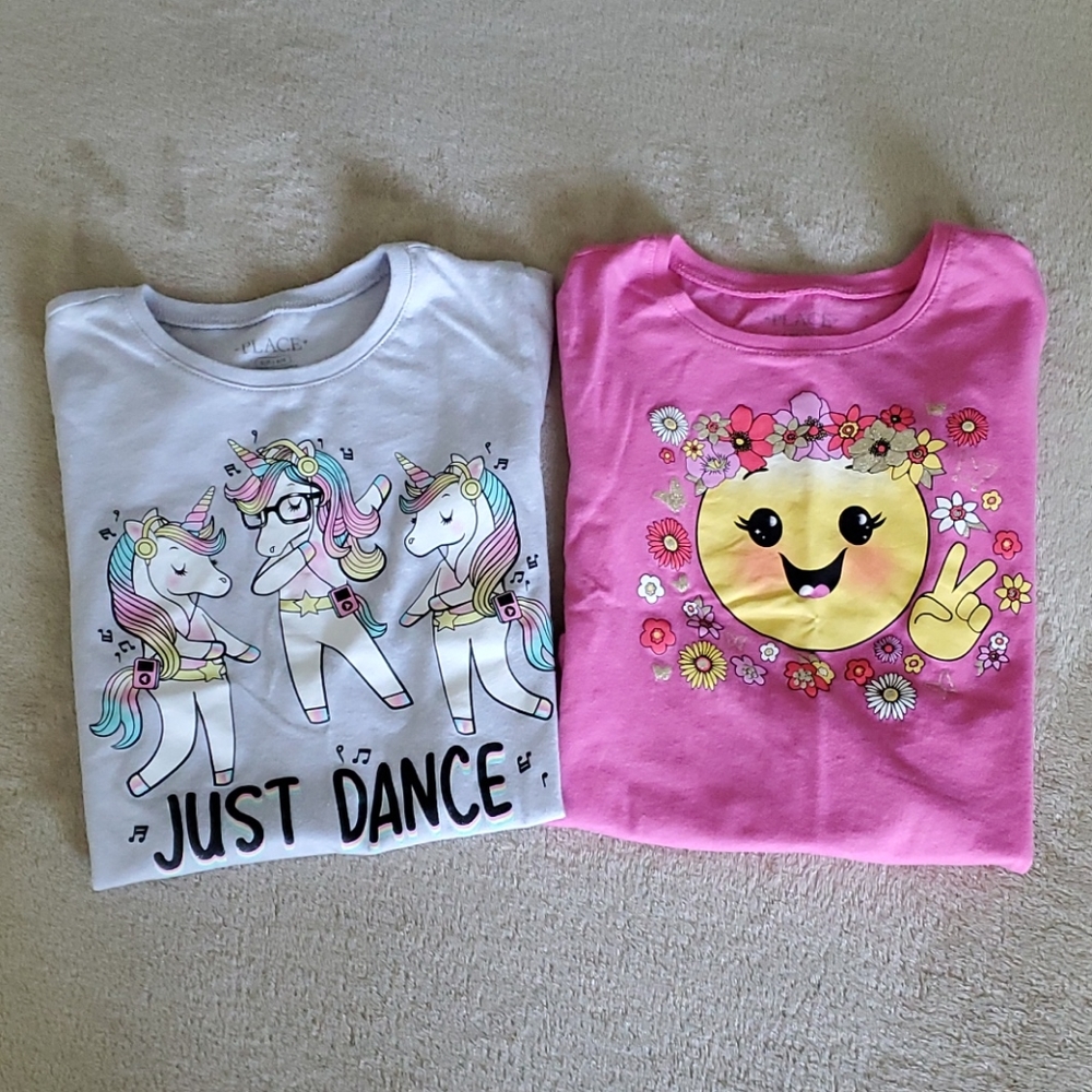 Girls Graphic Tees (Set of 2)
